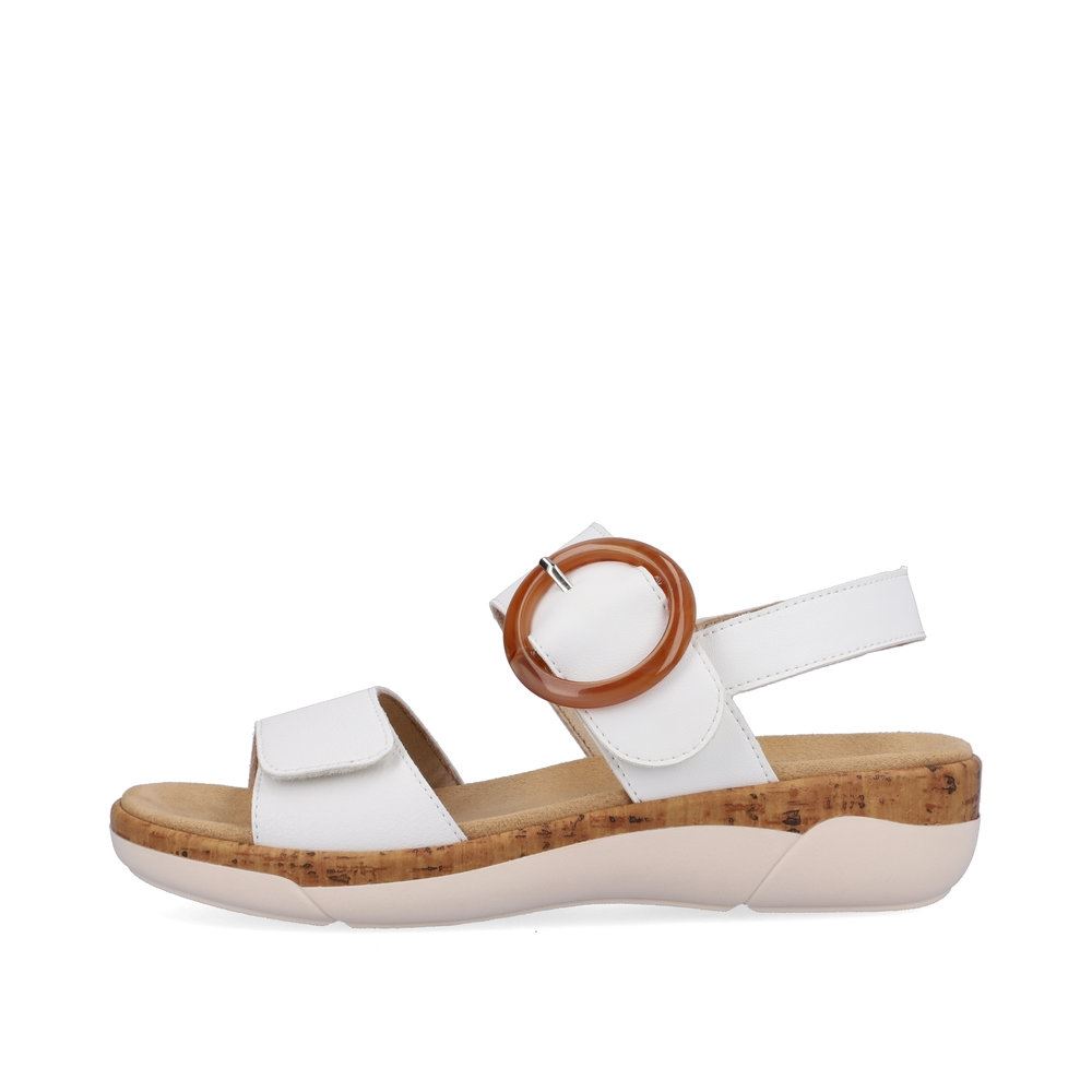 Remonte Damen Riemchensandalen edelweiß S13  R6853-80 