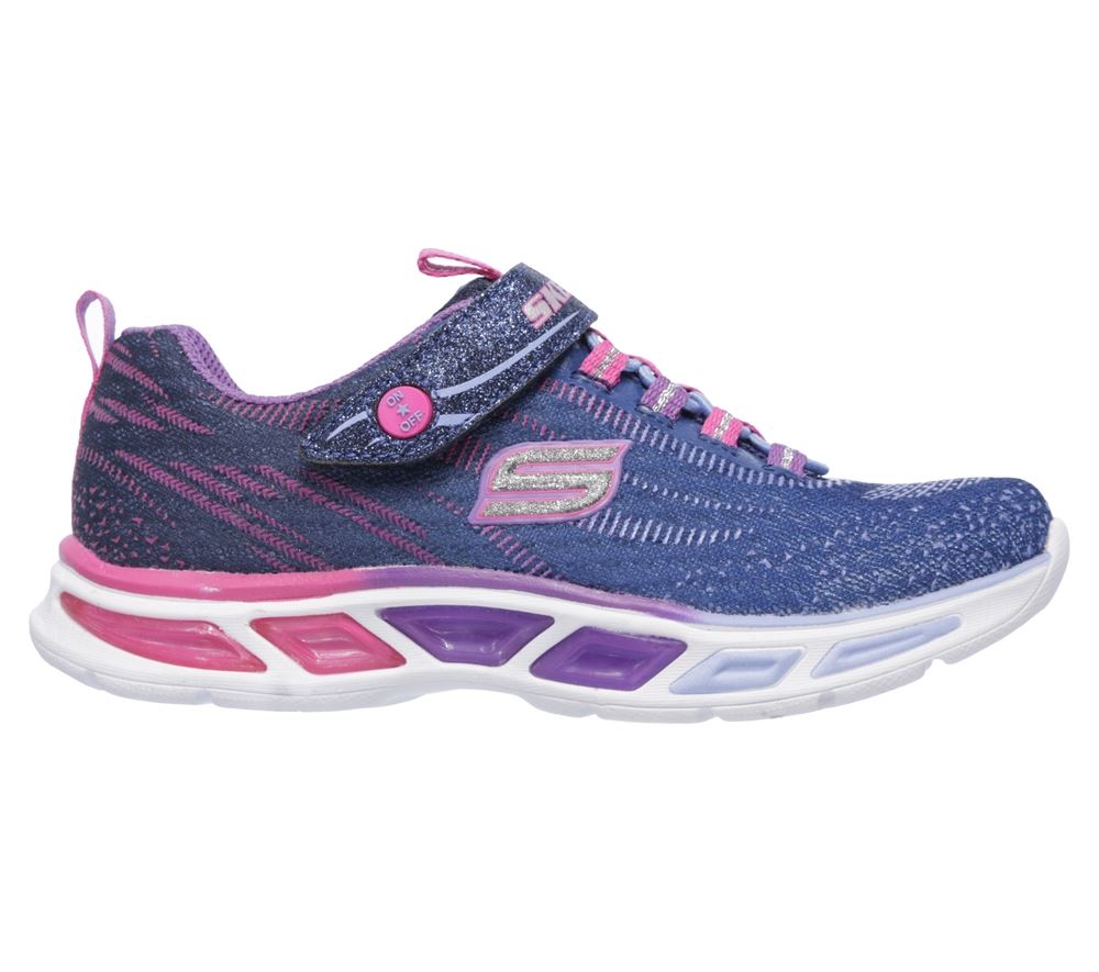 Skechers Litebeams Blinker blau und rosa 10667L 