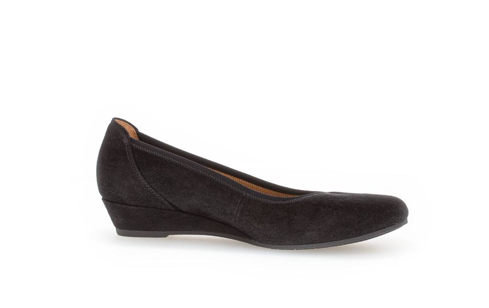 Gabor Pumps Keilabsatz schwarz S13 02.690.47 
