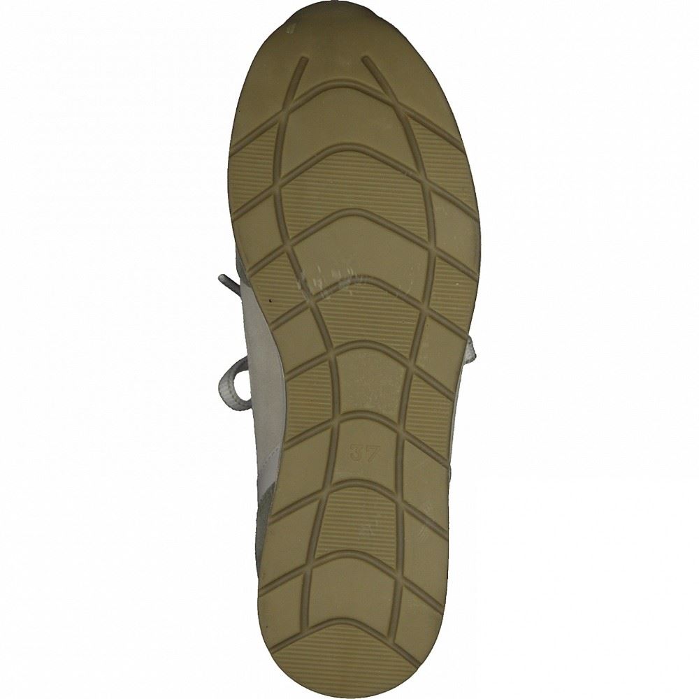 Marco Tozzi Sneaker weiß grün Reißverschluss 2-2-23732-28 42 | 114 OFFWHT/MOSS | 