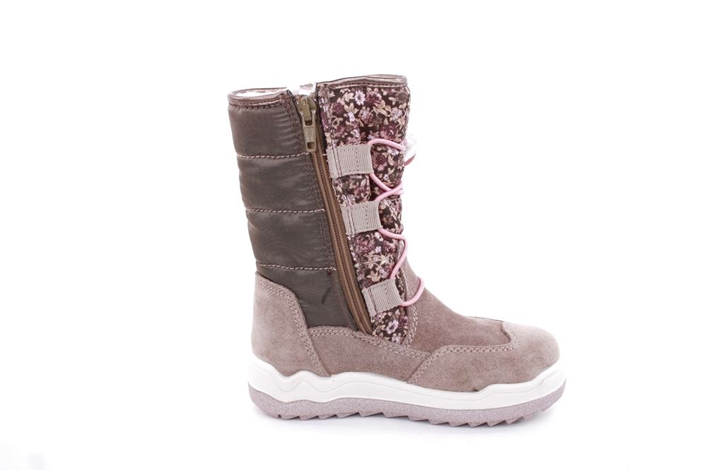 IMAC Kinder- Mädchen- Stiefel Schnellschnürung TEX- Membran Warmfutter Blumenmuster beige S22 281438 30 | marmotta rosa | 