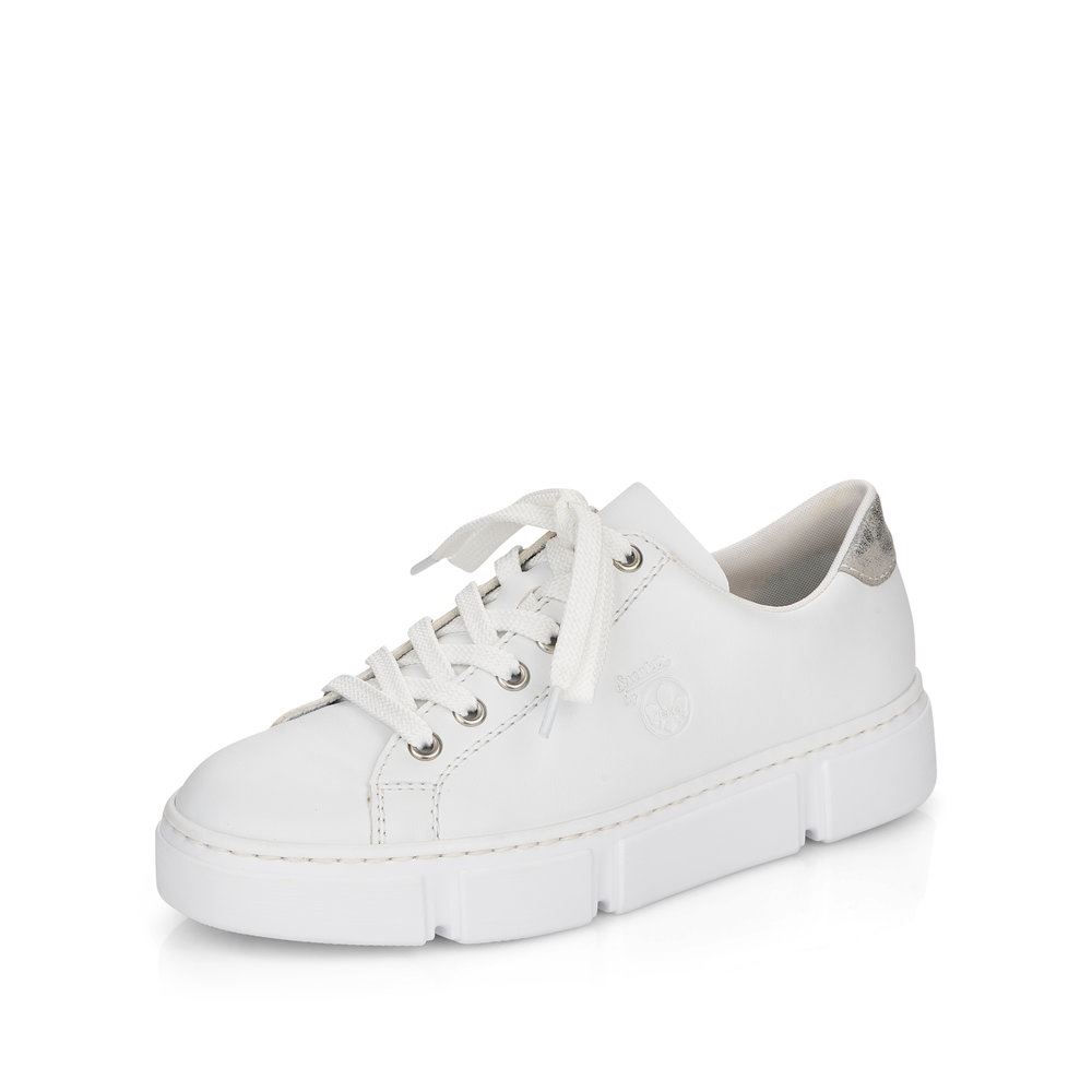 Rieker Antistress Damen Sneaker Schnürhalbschuh weiß S13 N59W1-80 