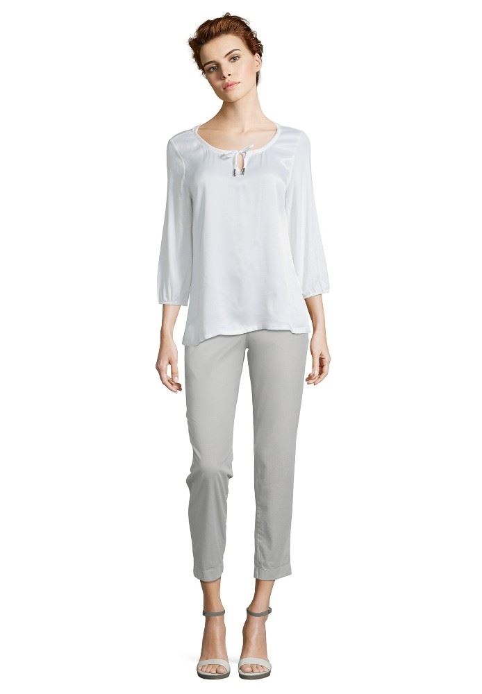 Betty Barclay Bluse Shirt 3/4 weiß rot 38112935 