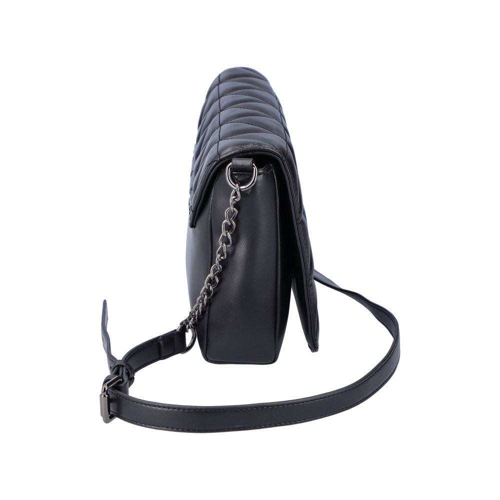 Rieker Umhängetasche Clutch Kettendetails Steppung schwarz S22 H1110-00 