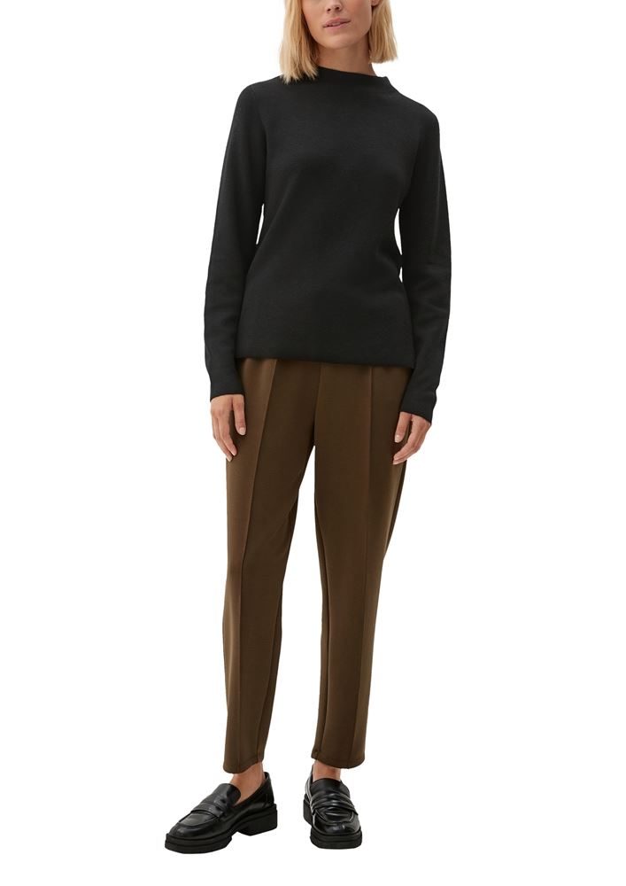 s.Oliver Pullover aus Viskosemix S22 2120681 32 | 9999 GREY/BLACK | 