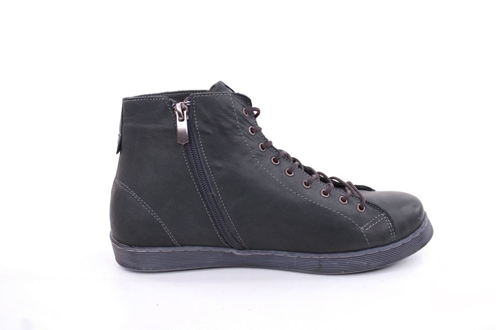 Andrea Conti Damen Stiefeletten Schnürschuh Leder bequem grau S22 0344900261 