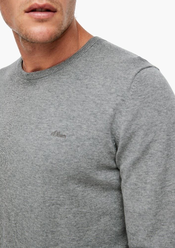 s.Oliver Feinstrickpulli hellgrau 2040664 XL | 92W0 light grey | 