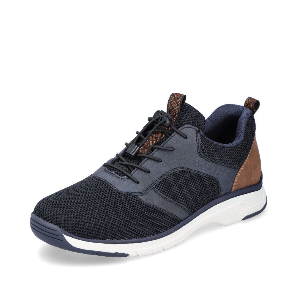 Rieker Herren Sneaker Schnellschnürung  Wechselfußbett blau S13 19534-14 