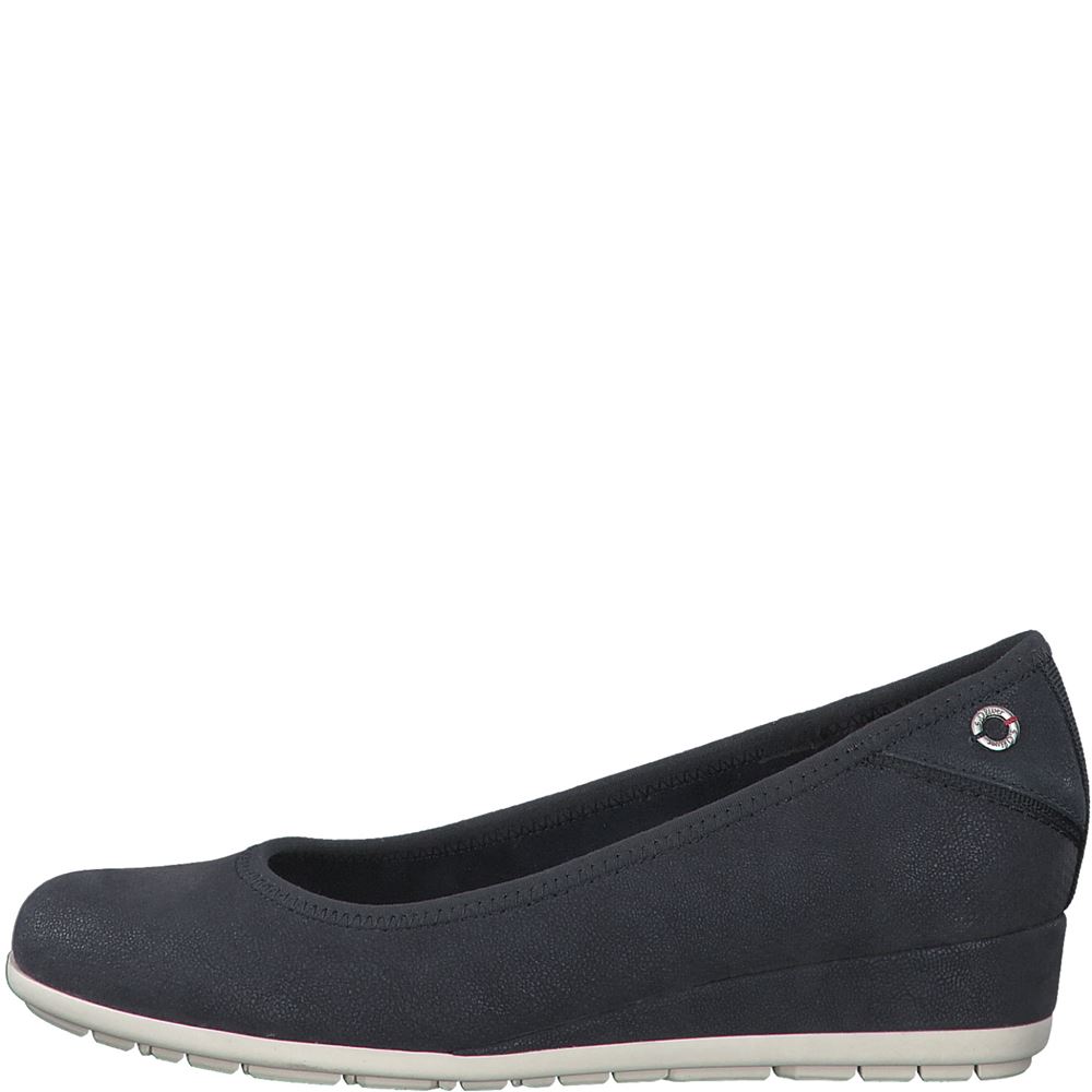 s.Oliver Damen Pumps schwarz, blau S13  5-5-22302-20 