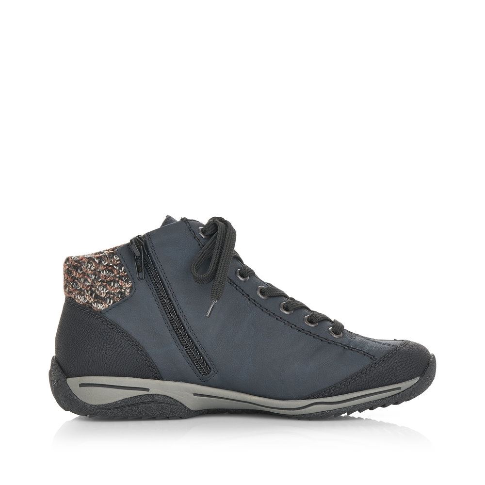 Rieker Antistress Schnürschuh Schnürstiefel blau  S21  L5223-00 37 | schwarz/pazifik | E