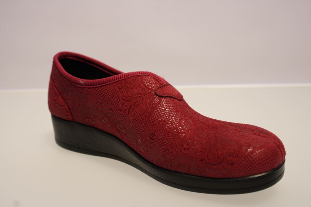 Fly Flot Hausschuh rot 863907 36 | bordo | 