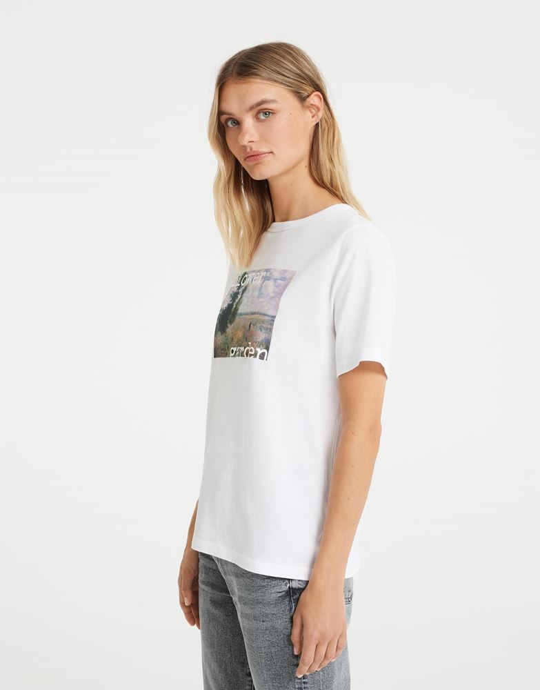 OPUS Shirt Sadena print weiß S13 10078310653144 