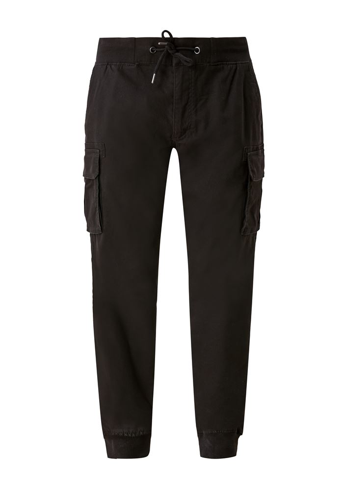 s.Oliver Hose Jogger Cargo Elastikbund schwarz S21 2106295 