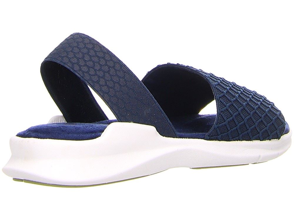 Tamaris Pantolette Textil blau 1-1-27202-20 