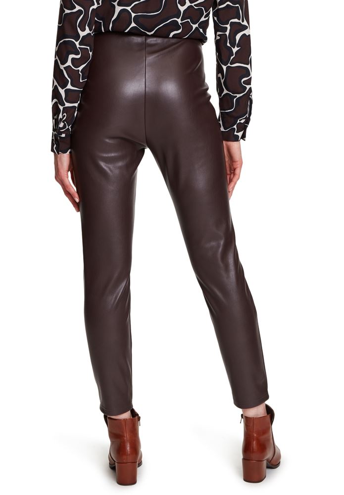 Betty Barclay Kunstleder Leggings dunkelbraun S21 65172738 