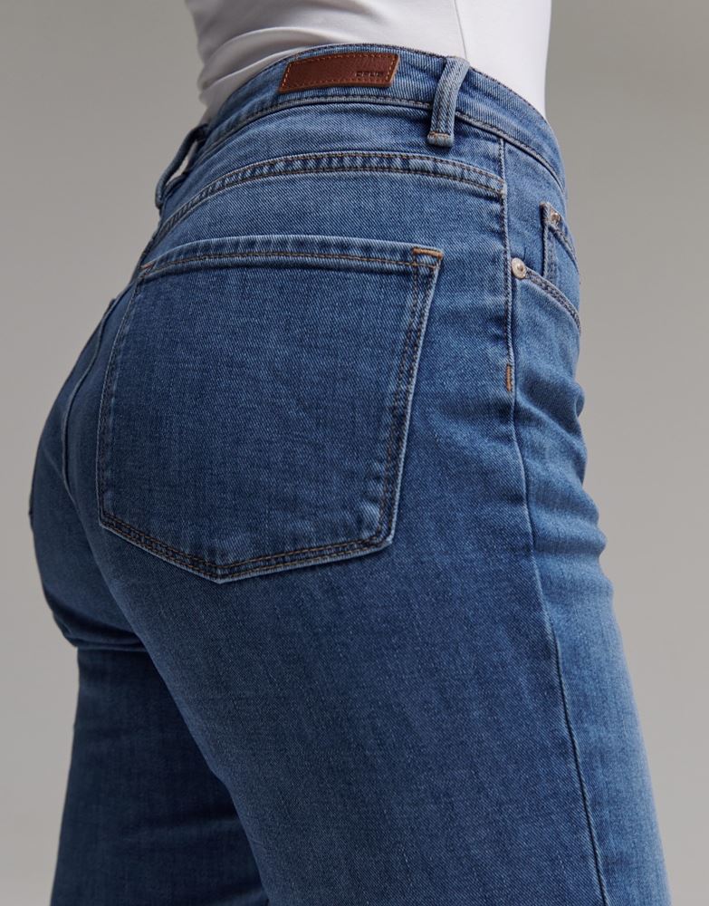 OPUS Skinny Jeans Elma ocean blue schmales Bein 5- Pocket- Design blau S13 2162011083100 34 | 70071 ocean blu | L30