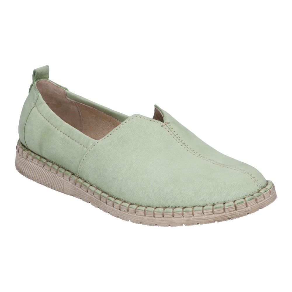 JOSEF SEIBEL Sofie 38 Damen Slipper Leder grün blau S12  71838 39 | 625 hellgrün | 