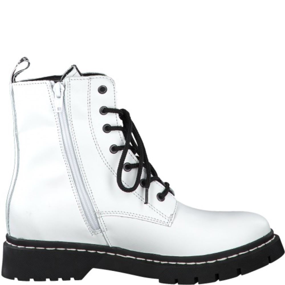 Tamaris Stiefelette weiß 1-1-25269-25 41 | 100 WHITE | 