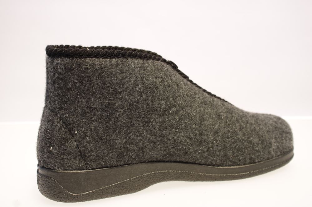 Cosmos Cordes Hausschuh grau Bierholer - W 41 | black | 