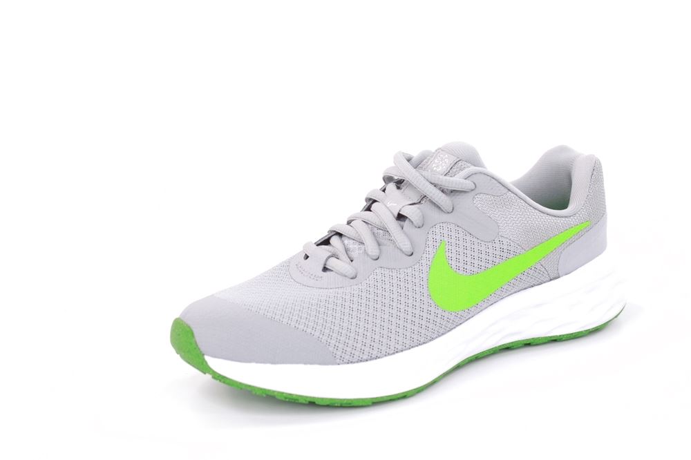 NIKE Revolution 6 Kinder Laufschuh Sneaker grau S21 DD1096/009 37,5 | LT SMOKE GREY/G | 