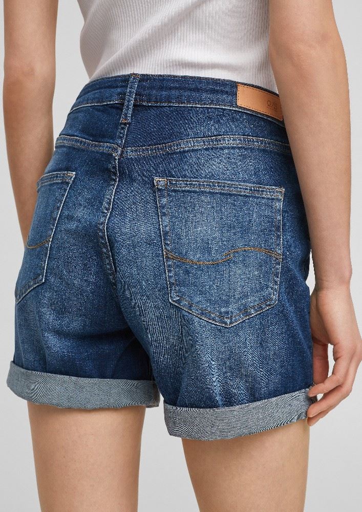 QS designed by Shorts Jeans blau dunkel 2062824 42 | 56Z7 blue stret | 