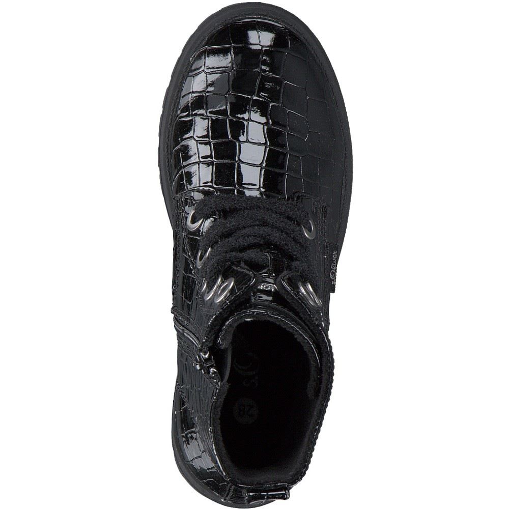 s.Oliver Winterstiefel Kinder 5-5-45220-25 39 | 018 BLACK PATEN | 
