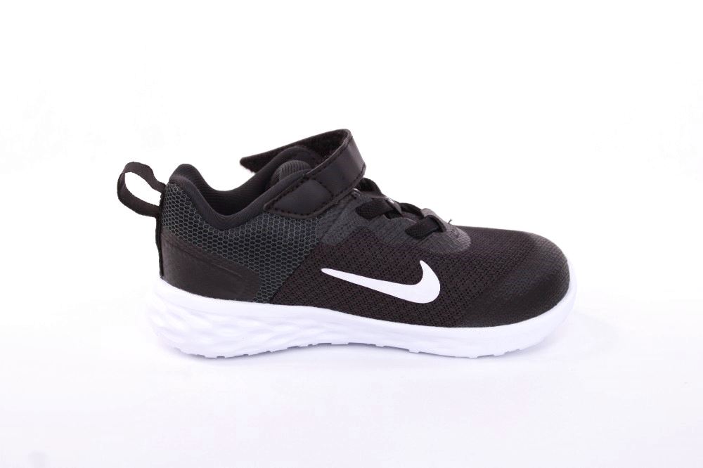 Nike REVOLUTION 6 NN (TDV) Kinder Sneaker schwarz S12 DD1094 22 | BLACK/WHITE-DK | 