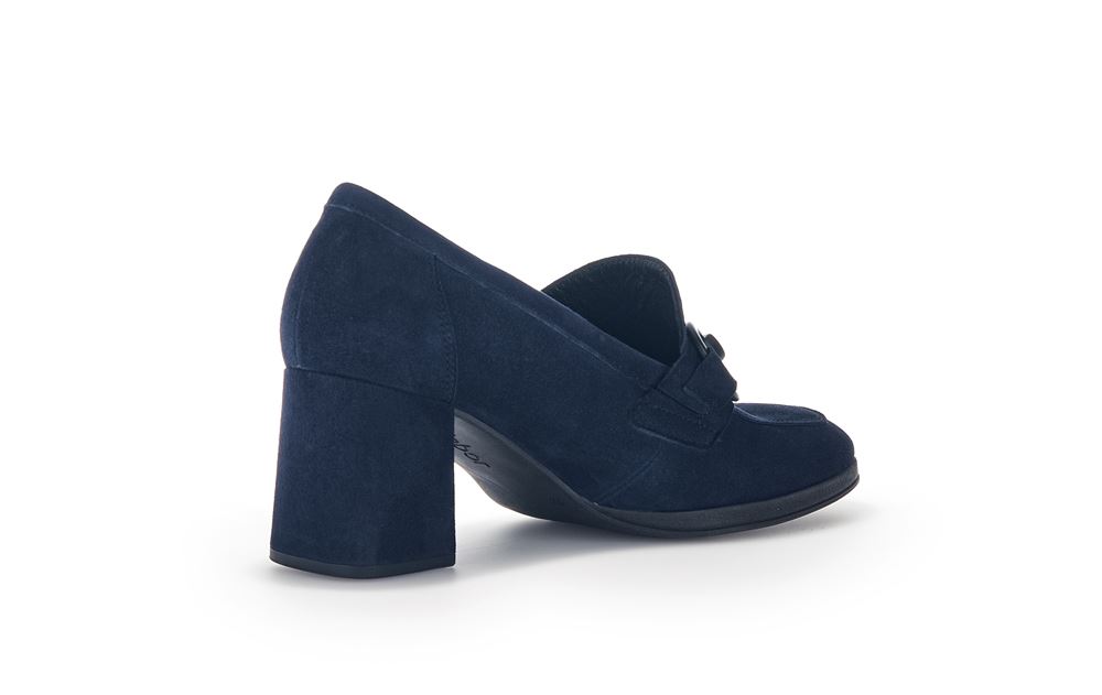 Gabor Trotteur Hochfrontpumps Rauleder blau S23  35.292.16 
