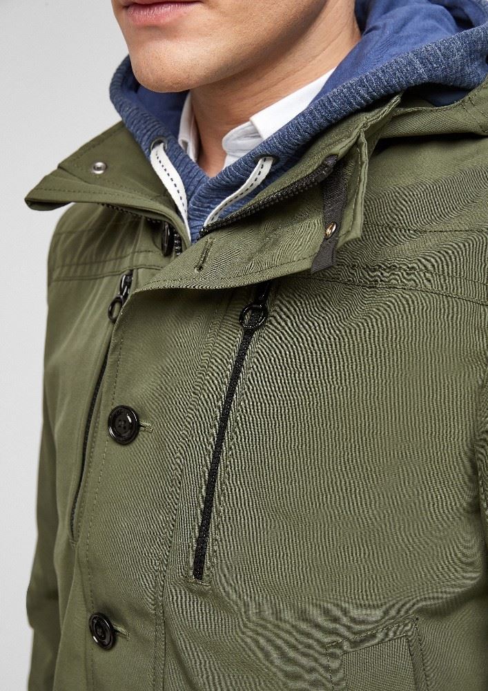 s. Oliver Jacke mit abnehmbarer Kapuze 2057212 XXL | 7940 khaki/oliv | 