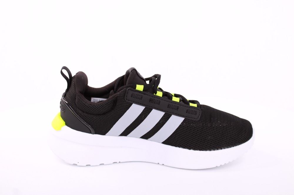 adidas Racer TR21 K Kinder Sneaker Schnürung CLOUDFOAM CBLACK/ HALSIL/ S  schwarz S12  GV7831 38,5 | CBLACK/HALSIL/S | 