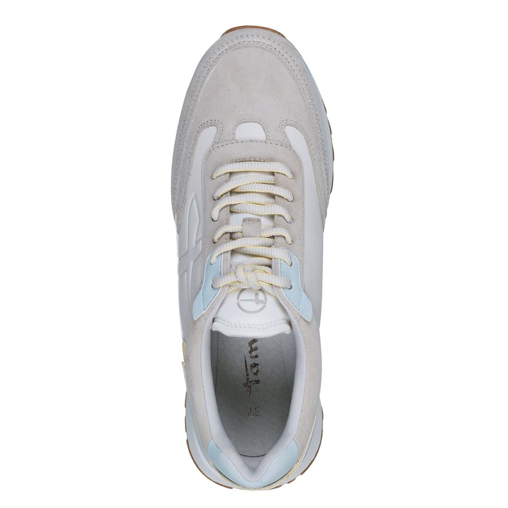 Tamaris Sneaker Plateausohle Wechselfußbett grau S13 1-1-23716-20 36 | 608 ORANGE COMB | 