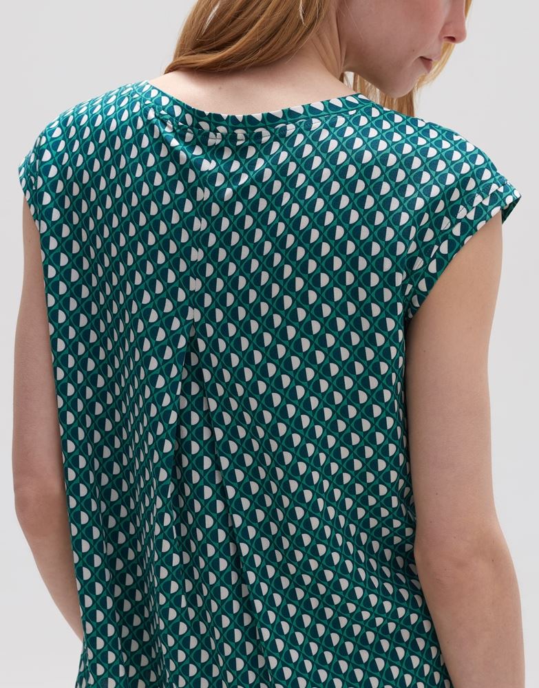 OPUS Shirtbluse Fauni 1/2 Arm Retro-Druck S13 10224211791206 
