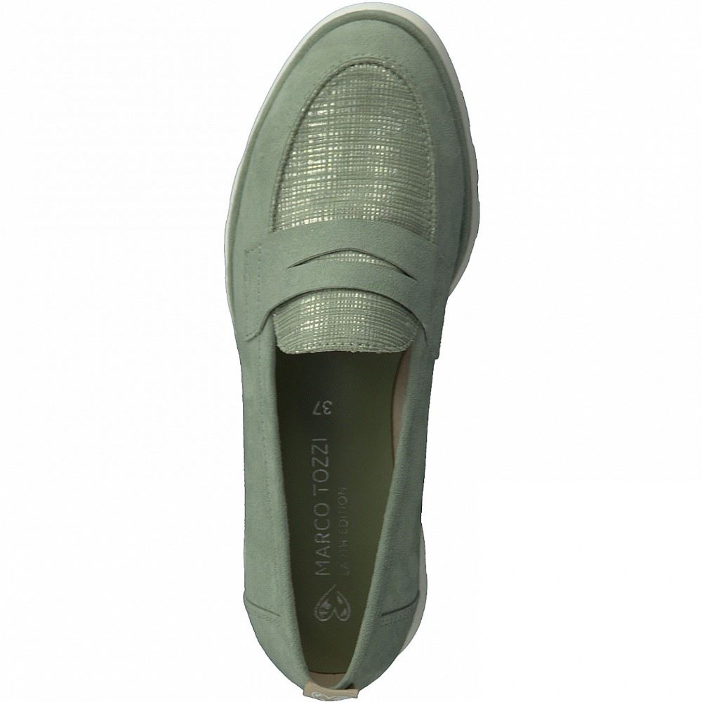 Marco Tozzi Slipper grün 2-2-24770-28 