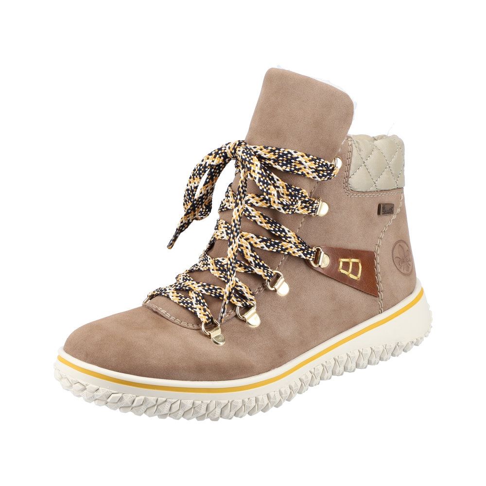 Rieker Antistress Schnürboots TEX- Membran braun S21 Z4238-64 36 | fango/mogano/be | E