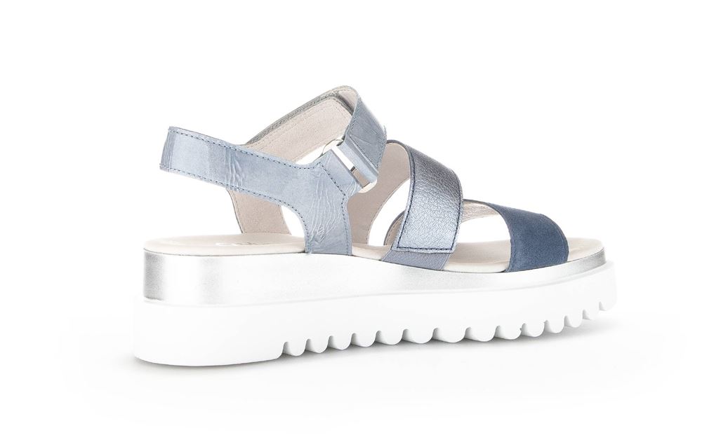 Gabor Sandalette Keilabsatz blau S13  24.610.66 