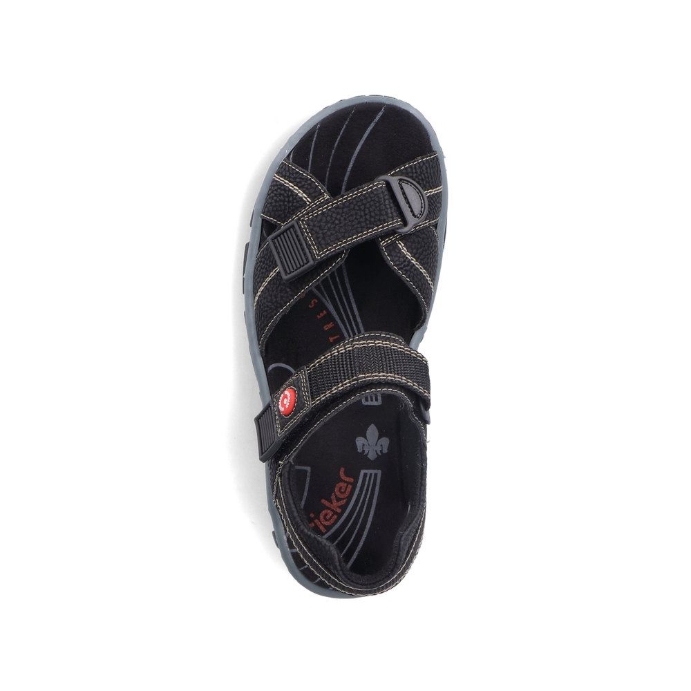Rieker Damen Trekkingsandalen asphaltschwarz S13  68851-02 