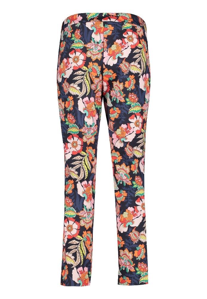 Betty Barclay Hose Regular Fit Floral S10  60511295 44 | 8847 Dark Blue- | 
