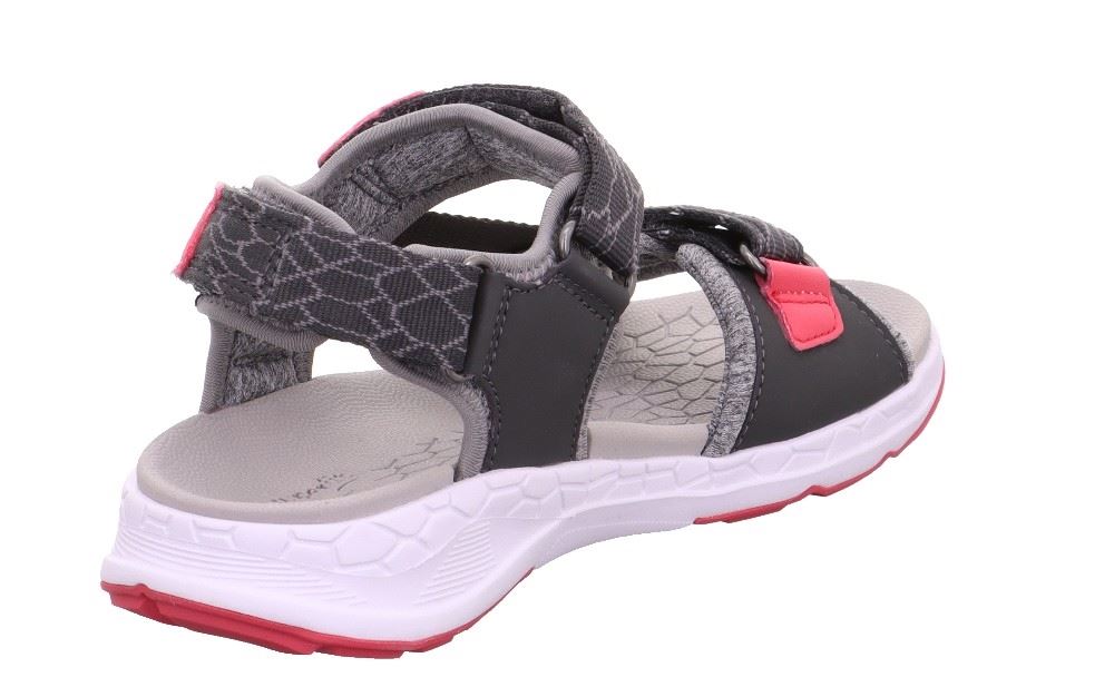 superfit Sandale CRISS CROSS grau pink Trekking 1-000580-2000 34 | grau/pink | 