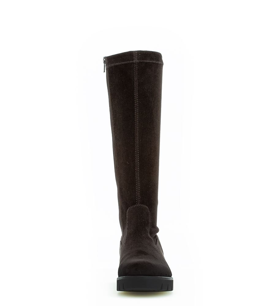 Gabor sportlicher Stiefel Wechselfußbett Schaftweite M-Stretch schwarz S22 91.719.47 