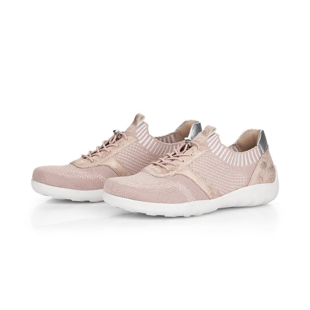 Remonte Sneaker Schnürer rose/dunkelblau/schwarz R3511 