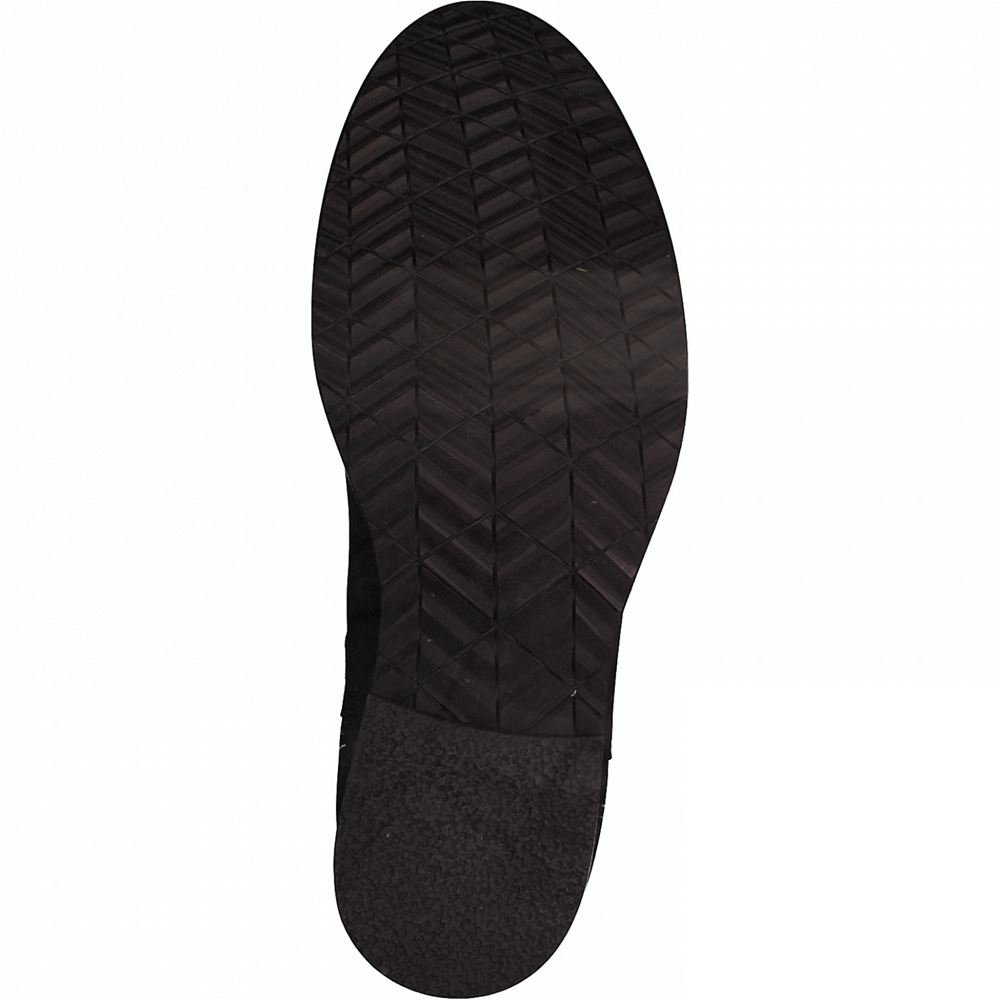 Tamaris Chelsea Boot Leder schwarz S21  1-1-25422-27 37 | 008 BLACK NUBUC | 