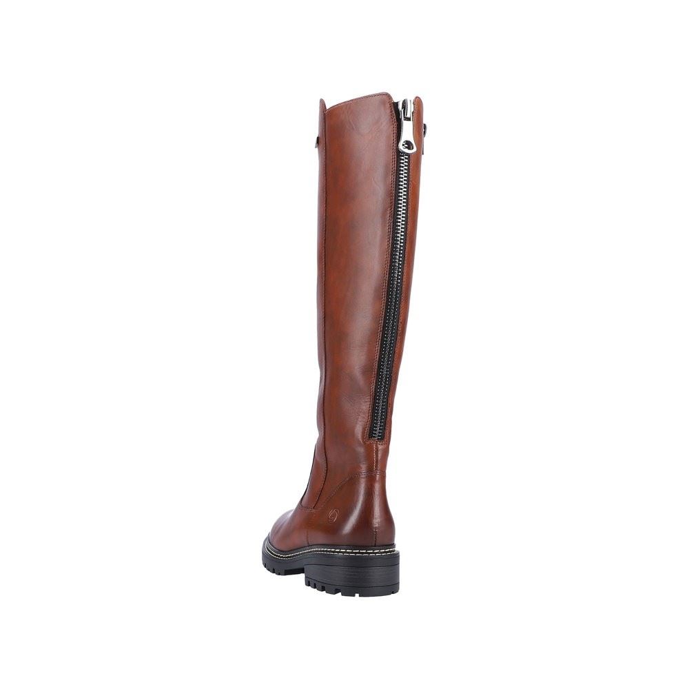 Remonte Damen Langschaft- Stiefel Leder TEX- Membran Warmfutter braun S22 D0B72-22 42 | chestnut/moro | G