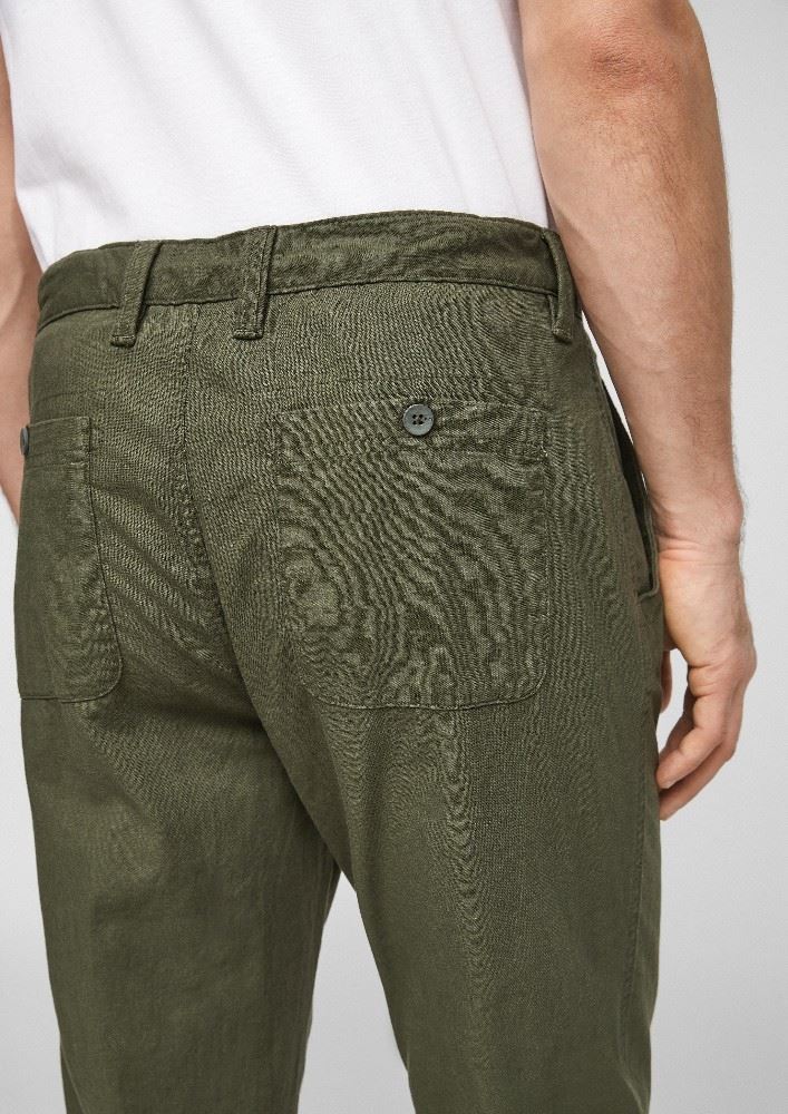 s.Oliver Hose Leinenmix Relaxed Fit 2063114 