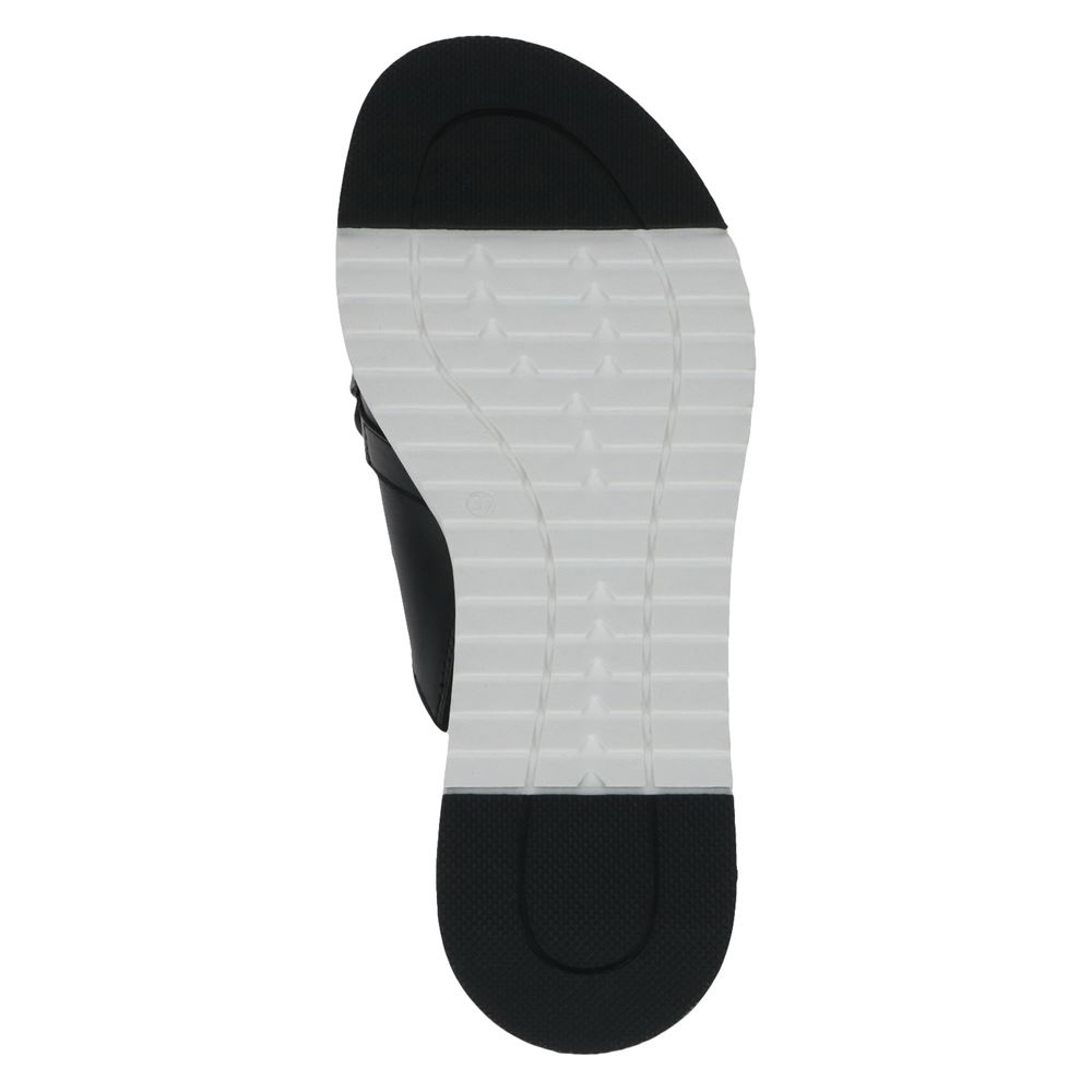 Caprice Lederpantolette MEMOTION schwarz S13  9-9-27206-20 