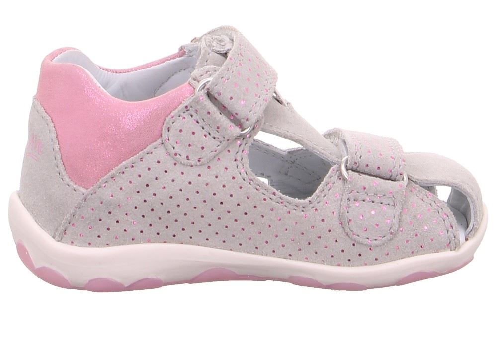 Superfit Fanni Sandale Leder 09041 20 | 25 hellgrau/ro | 