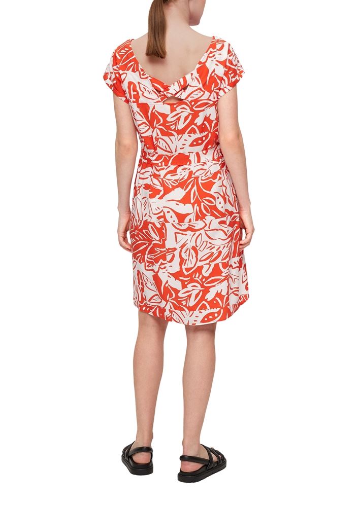 s.Oliver Kleid mit Bindeband aus Viskose S13 2131810 