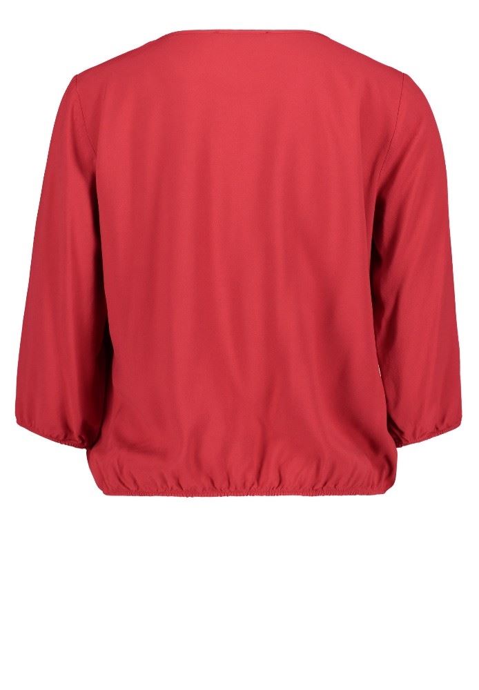 Betty Barclay Bluse 3/4 gelb rot 60238204 36 | 4635 Red Scarle | 
