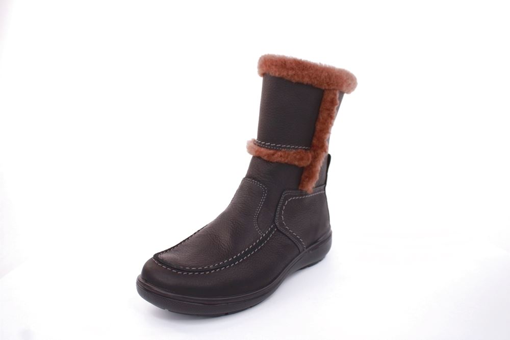 Jomos Damen Stiefel Leder Lammfell Comfortweite H schwarz S22 806503 41 | 000 schwarz | 