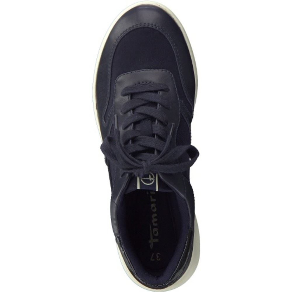 Tamaris Schnürer Sneaker blau 1-1-23625-25 