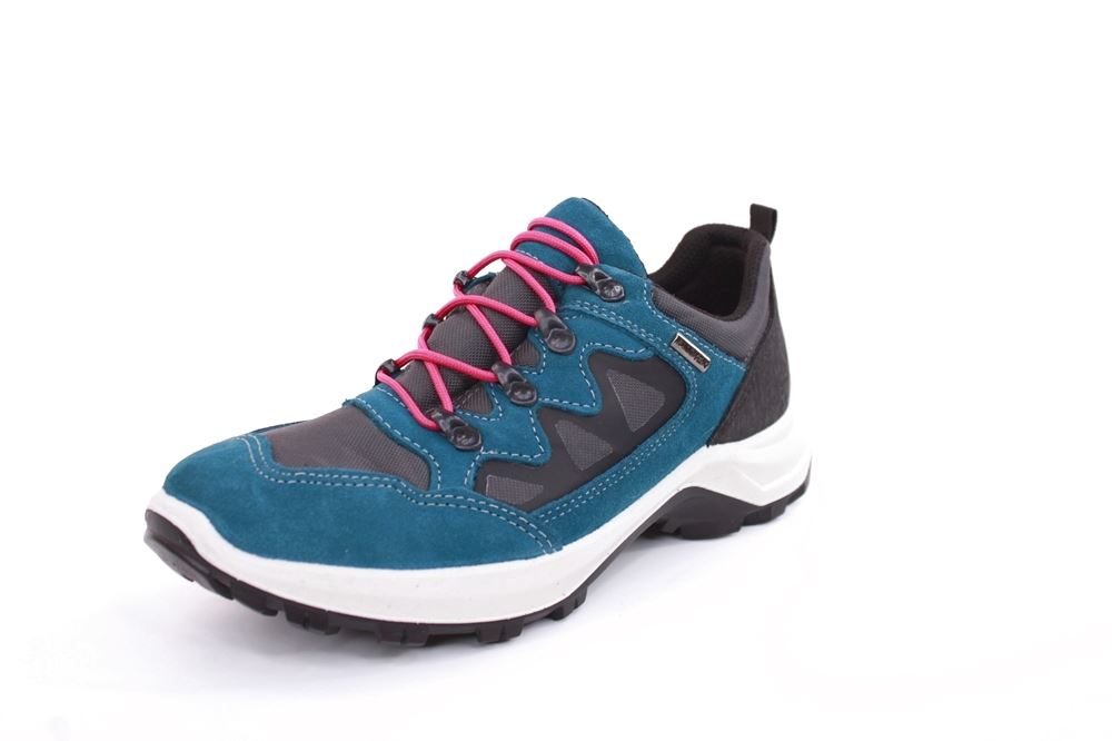 IMAC Damen Halbschuh Outdoor- Schuh Schnellschnürung TEX- Membran blau S22 259678 42 | ottanio nero | 